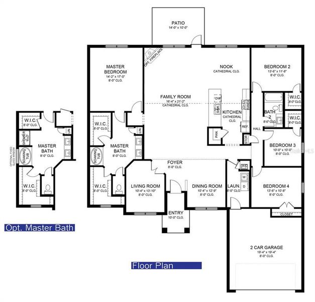 2557 sq ft model Craftsman Elevation.  These are side entry garages.