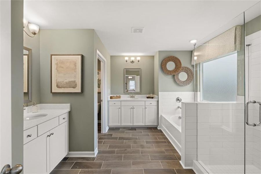 Furnished interior view inside a new home in Westland, Statham (Image 35).