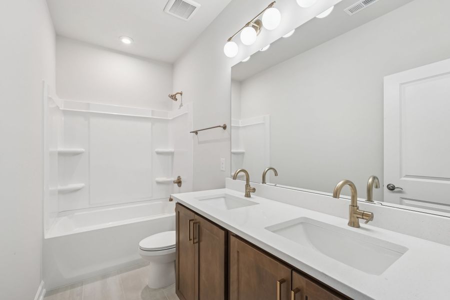 Furnished interior view inside a new home in Summit At Homestead, Chapel Hill (Image 5).