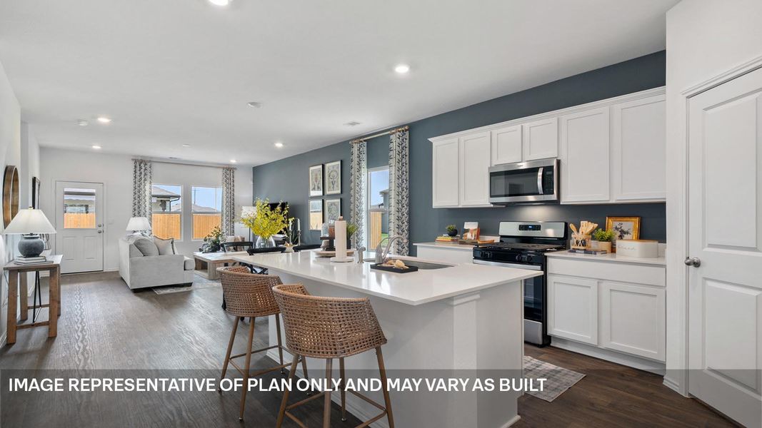 Furnished interior view inside a new home in Talavera, Kyle (Image 8).