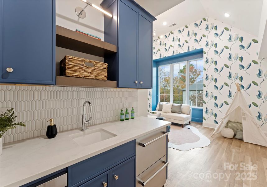 Furnished interior view inside a new home in , Charlotte (Image 41).