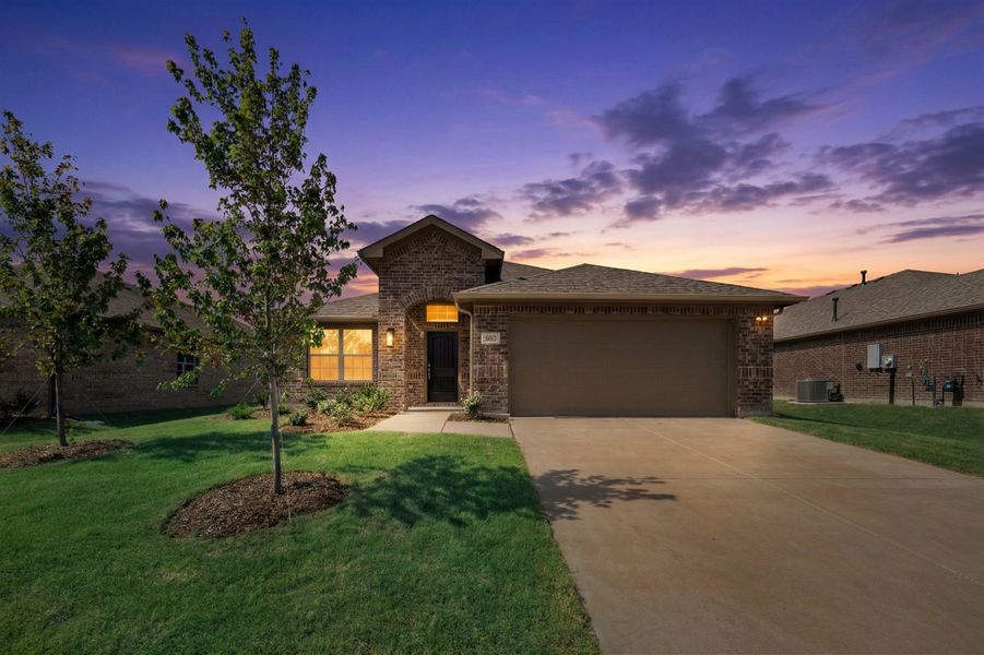Front exterior of a new home in Fox Landing, Caddo Mills, TX, highlighting curb appeal (Image 2). Front exterior of a new home in Fox Landing, Caddo Mills, TX, highlighting curb appeal (Image 2).