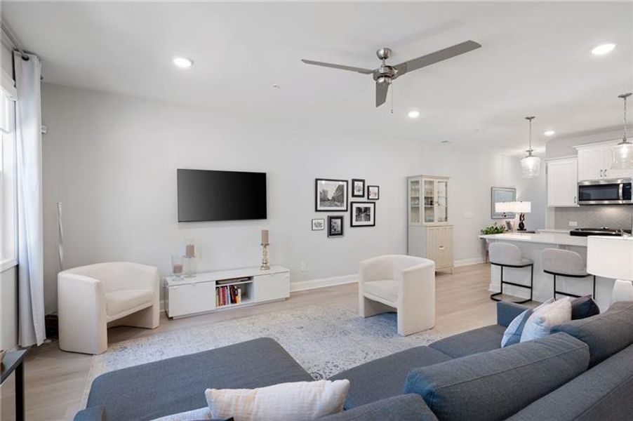 Furnished interior view inside a new home in , Smyrna (Image 17).