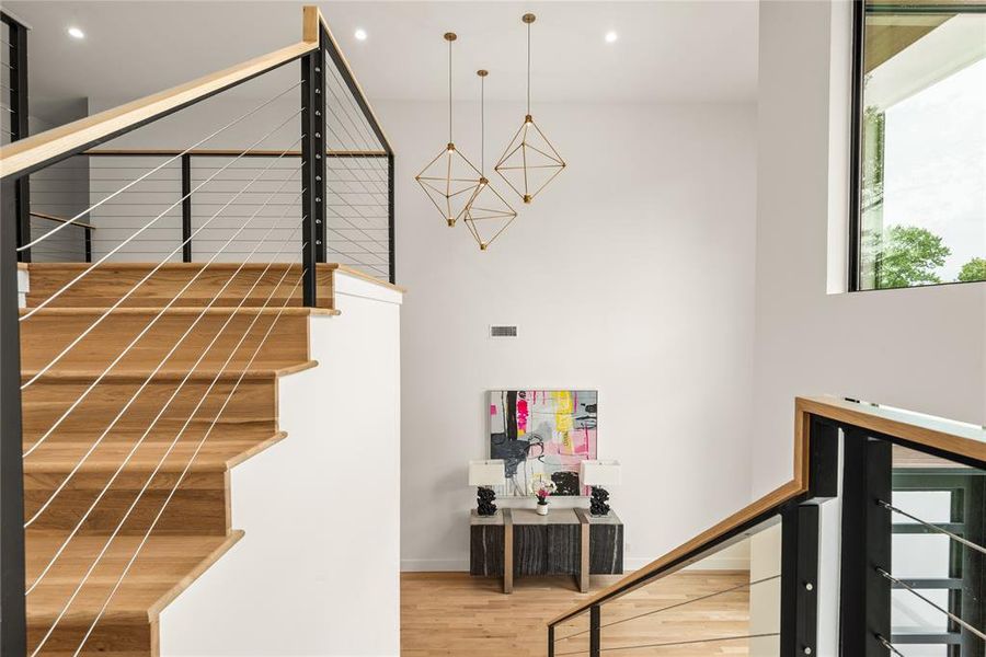 Furnished interior view inside a new home in , Dallas (Image 33).