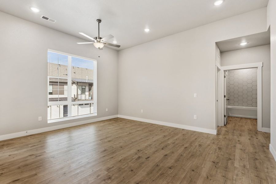 Representative unfurnished interior of a home built from the The Bierstadt by Landmark Homes in Northfield at Old Town, Fort Collins (Image 11).