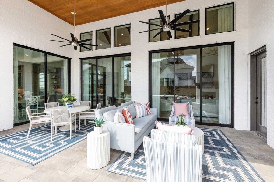 Representative Patio - some options shown