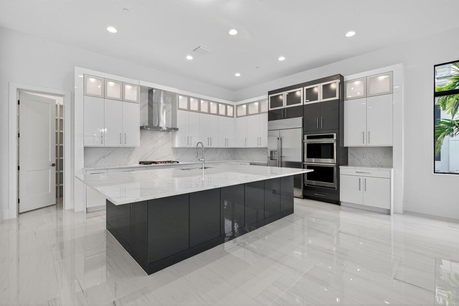 Furnished interior view inside a new home in , Palm Beach Gardens (Image 37).