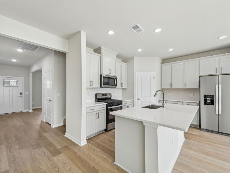 Furnished interior view inside a new home in River Glen, Angier (Image 3).