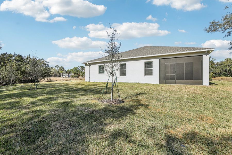 Exterior details and patio area of a home in Palm Bay, Palm Bay (Image 31).