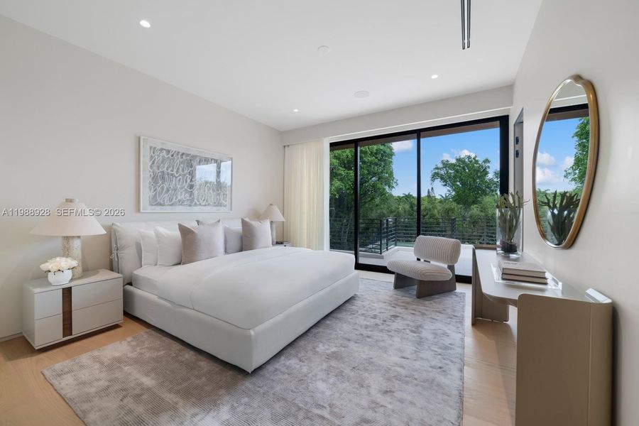 Furnished interior view inside a new home in , Miami (Image 8).