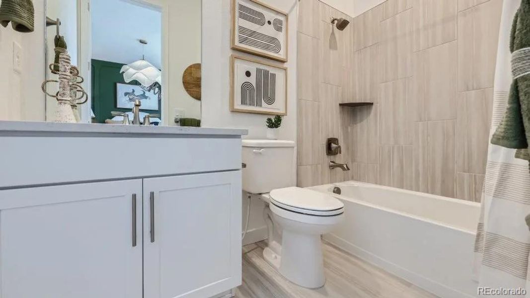 Furnished interior view inside a new home in Macanta: The Legends Collection, Castle Rock (Image 12).