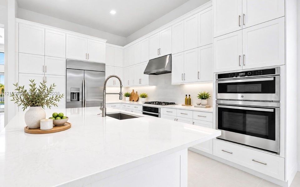 Furnished interior view inside a new home in , Boca Raton (Image 30).