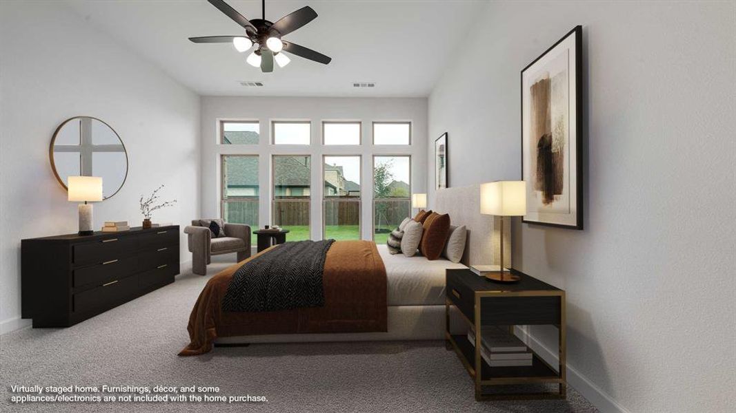 Furnished interior view inside a new home in The Lakes Of Somercrest 60', Midlothian (Image 8). Furnished interior view inside a new home in The Lakes Of Somercrest 60', Midlothian (Image 8).