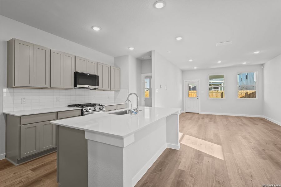 Furnished interior view inside a new home in Summerlin, San Antonio (Image 10).
