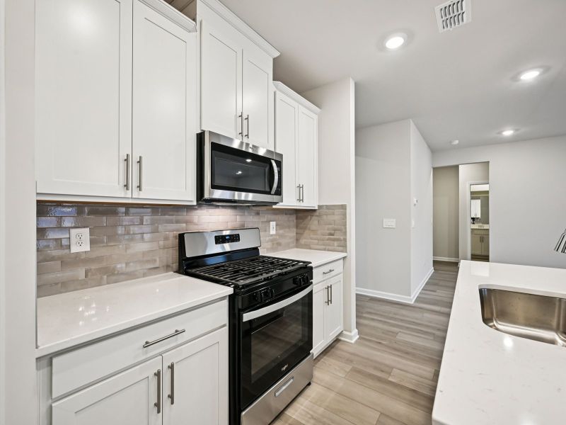 Furnished interior view inside a new home in Parkside at Grayson, Grayson (Image 5).