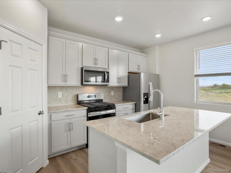 Furnished interior view inside a new home in Westgate, Greeley (Image 15). Furnished interior view inside a new home in Westgate, Greeley (Image 15).