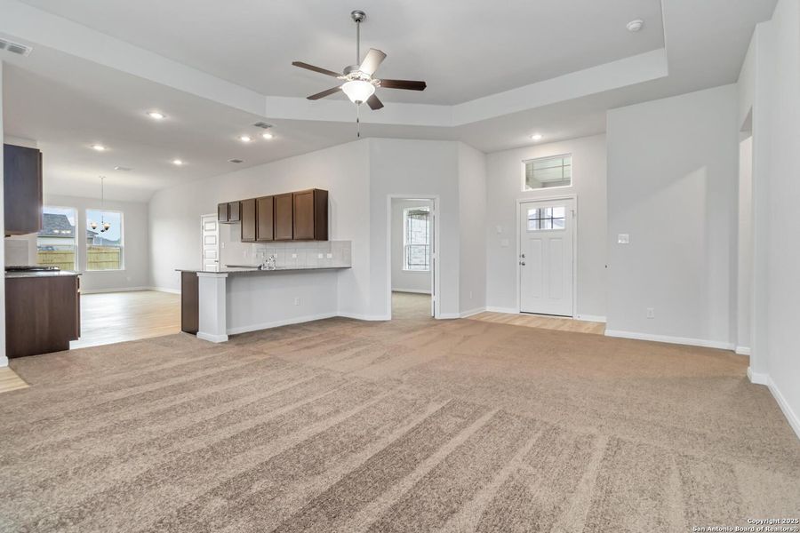 Spacious, unfurnished interior of a new home in Lonesome Dove, San Antonio (Image 28). Spacious, unfurnished interior of a new home in Lonesome Dove, San Antonio (Image 28).