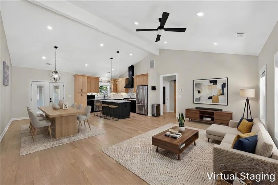 Furnished interior view inside a new home in , Tucker (Image 5).