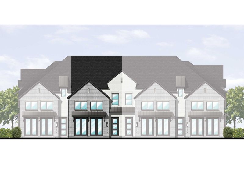 Representative Elevation - some options shown Representative Elevation - some options shown