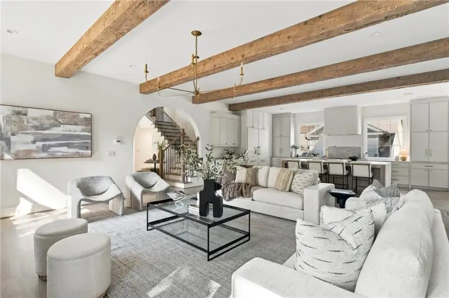 Furnished interior view inside a new home in , Atlanta (Image 17).