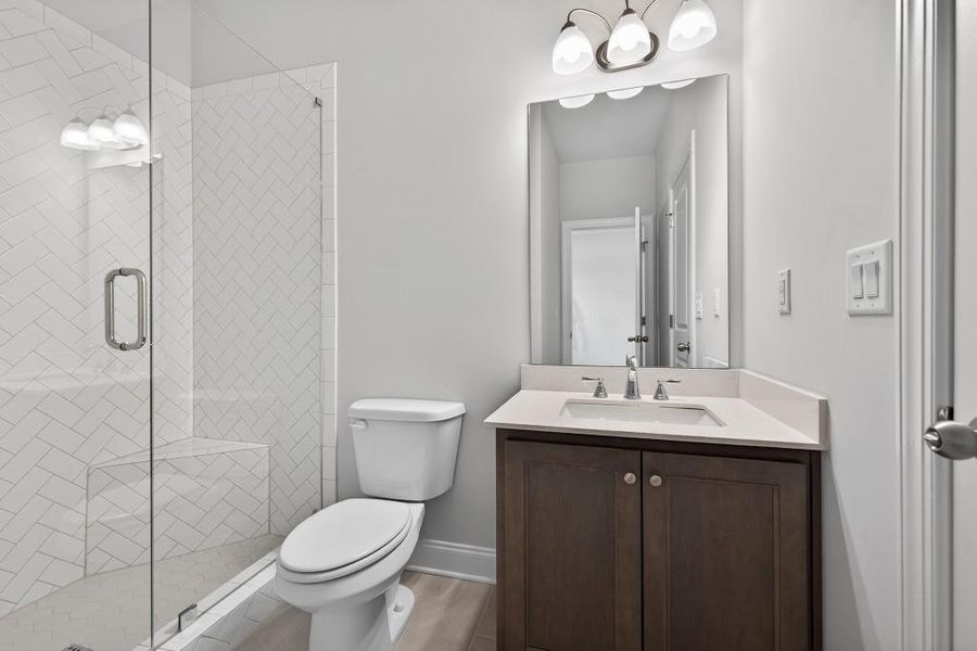 Furnished interior view inside a new home in , Suwanee (Image 22). Furnished interior view inside a new home in , Suwanee (Image 22).