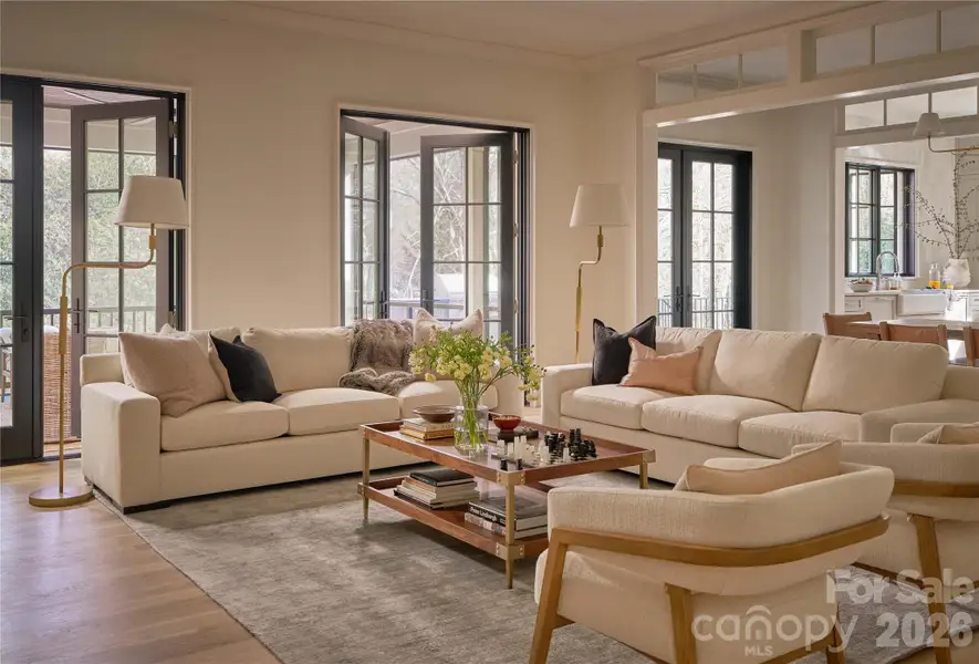 Furnished interior view inside a new home in , Charlotte (Image 5). Furnished interior view inside a new home in , Charlotte (Image 5).