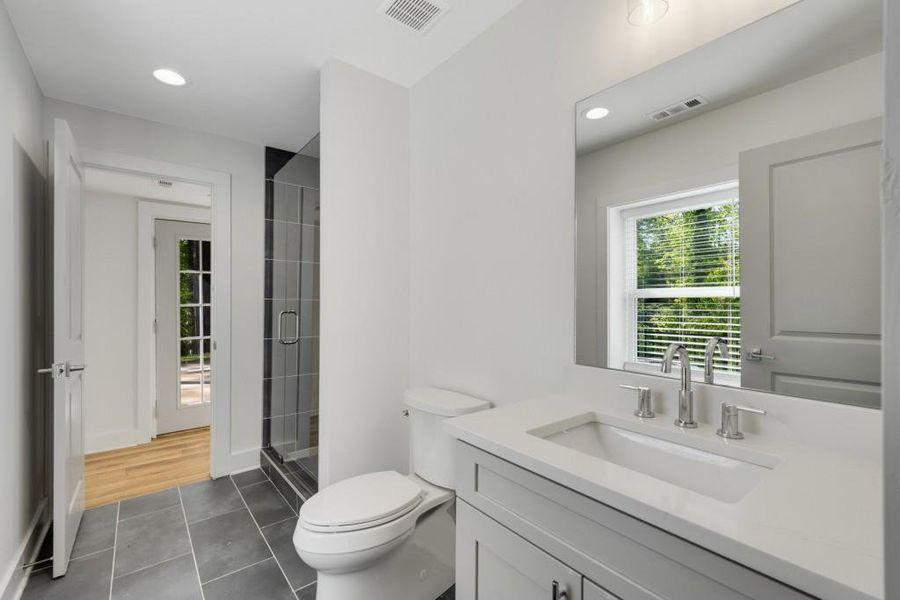 Furnished interior view inside a new home in , Atlanta (Image 11).