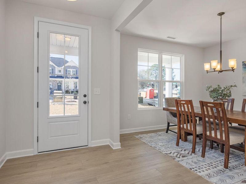 Furnished interior view inside a new home in Woodland Crossing, Zebulon (Image 26).
