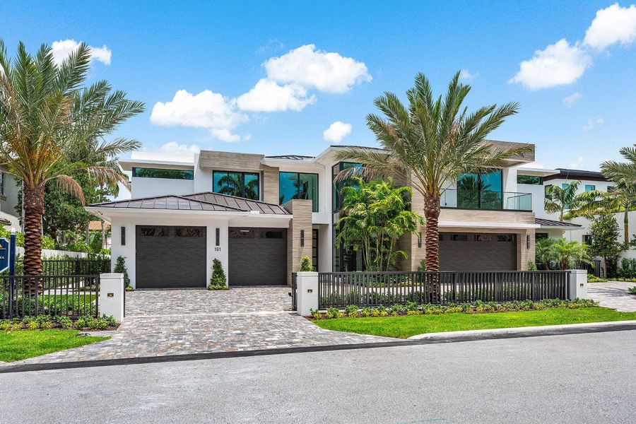 Front exterior of a new home in , Boca Raton, FL, highlighting curb appeal (Image 30).