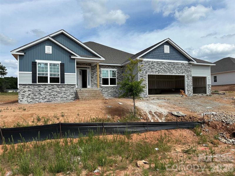 In-progress construction of a new home in Cardiff Glyn, Catawba, NC (Image 28).