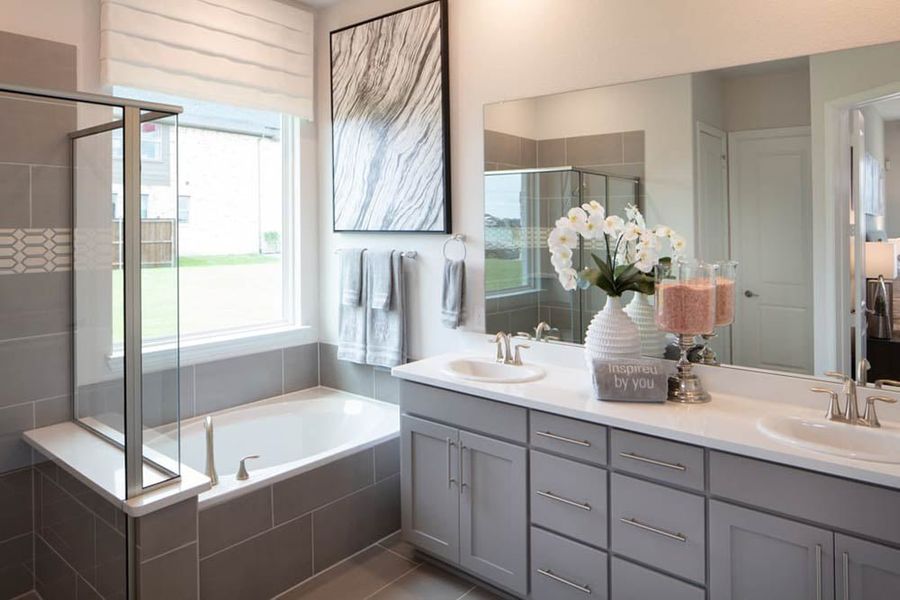 Furnished interior view inside a new home in The Ridge at Northlake, Northlake (Image 15).