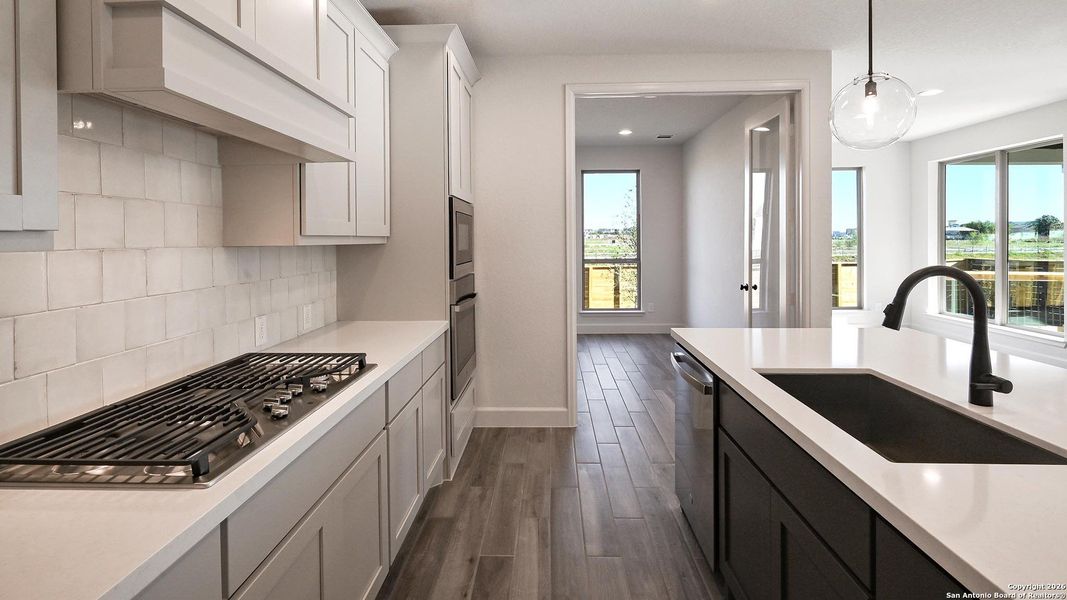 Furnished interior view inside a new home in Solms Landing 45', New Braunfels (Image 14).