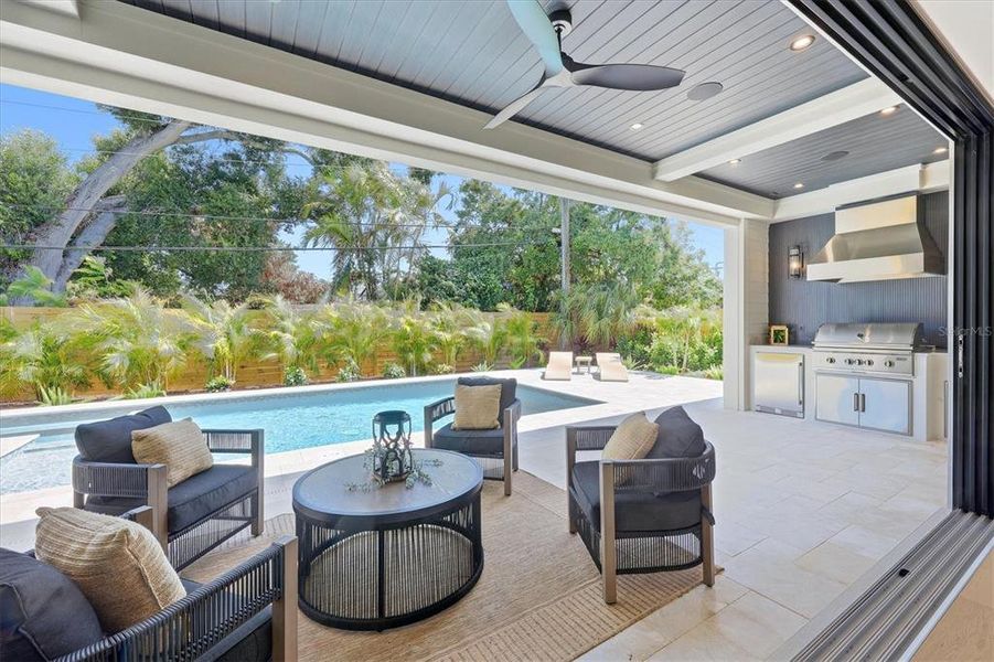 Exterior details and patio area of a home in , Sarasota (Image 27).