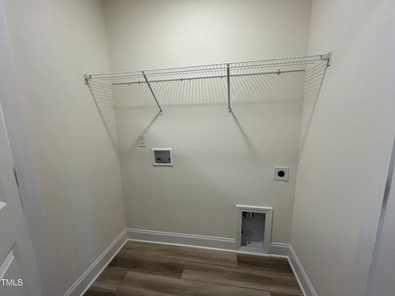 Laundry Closet w/shelving
