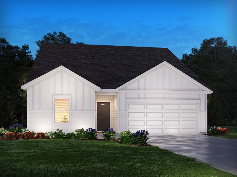 Representative exterior photo of a completed home built from the Northbrook by Meritage Homes in Greystone - Legacy Series, Smyrna, TN (Image 1).