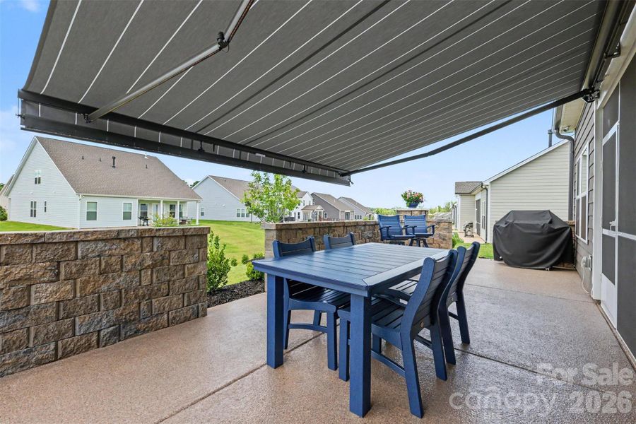 Exterior details and patio area of a home in , Lancaster (Image 23).