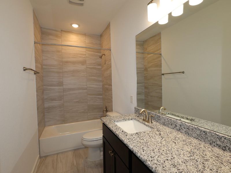 Furnished interior view inside a new home in Marble Creek Crossing, Austin (Image 11). Furnished interior view inside a new home in Marble Creek Crossing, Austin (Image 11).