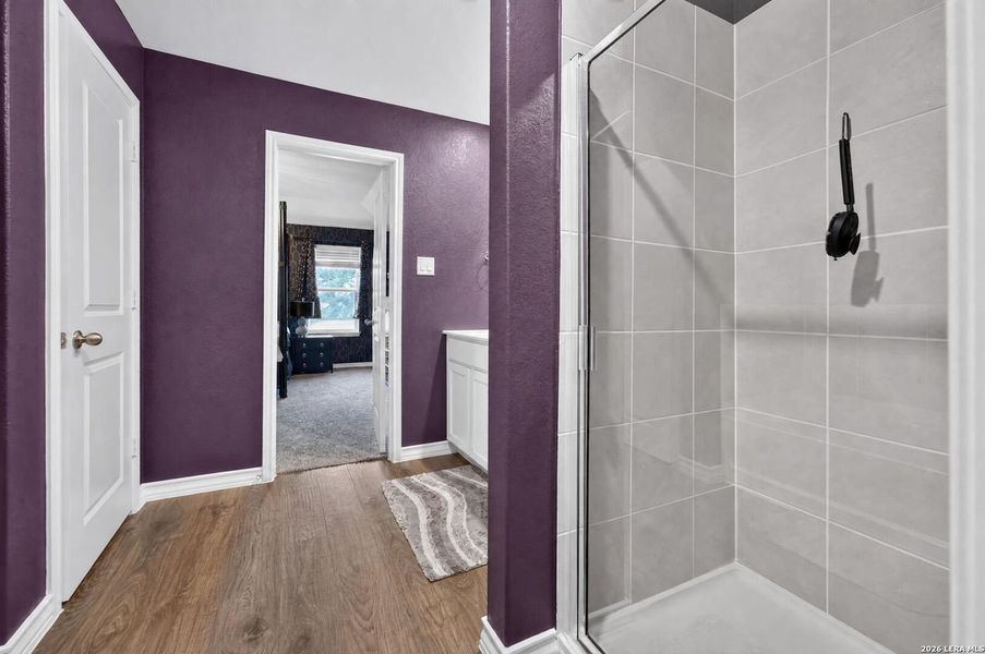 Furnished interior view inside a new home in Riverstone at Westpointe, San Antonio (Image 43).