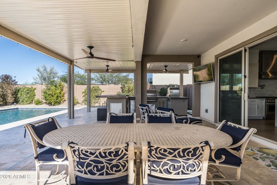 Covered Patio and Dining Covered Patio and Dining