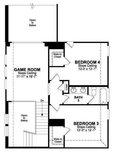 2D floor plan layout of this home in Ellwood, Iowa Colony, TX (Image 6).