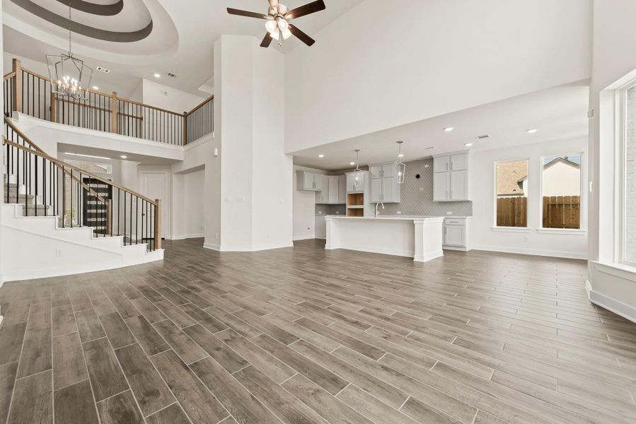 Furnished interior view inside a new home in ARTAVIA® - 60', Conroe (Image 6). Furnished interior view inside a new home in ARTAVIA® - 60', Conroe (Image 6).