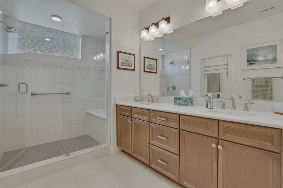 Furnished interior view inside a new home in , Denton (Image 31).