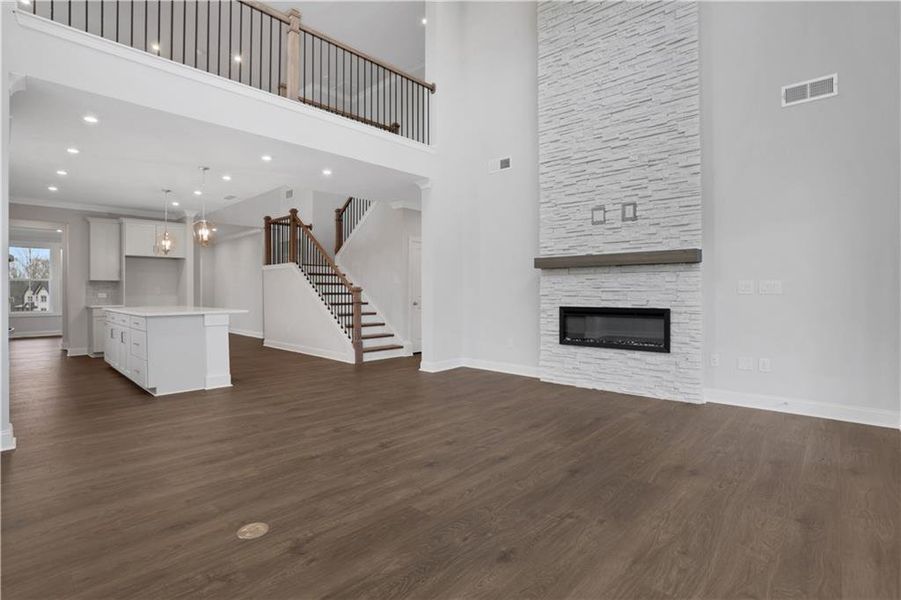 Spacious, unfurnished interior of a new home in Acacia, Cumming (Image 24). Spacious, unfurnished interior of a new home in Acacia, Cumming (Image 24).