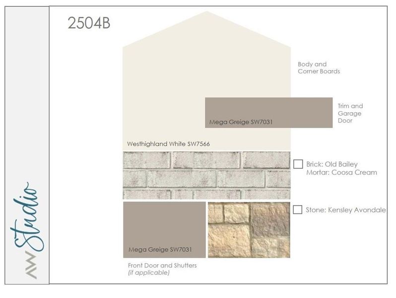 Sample of building materials used in homes in Langston Reserve, Cartersville (Image 26).