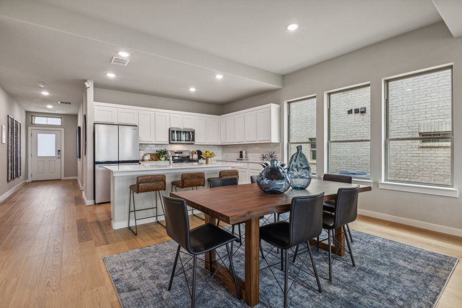 Dining Room in the Stanley II home plan by Trophy Signature Homes – REPRESENTATIVE PHOTO