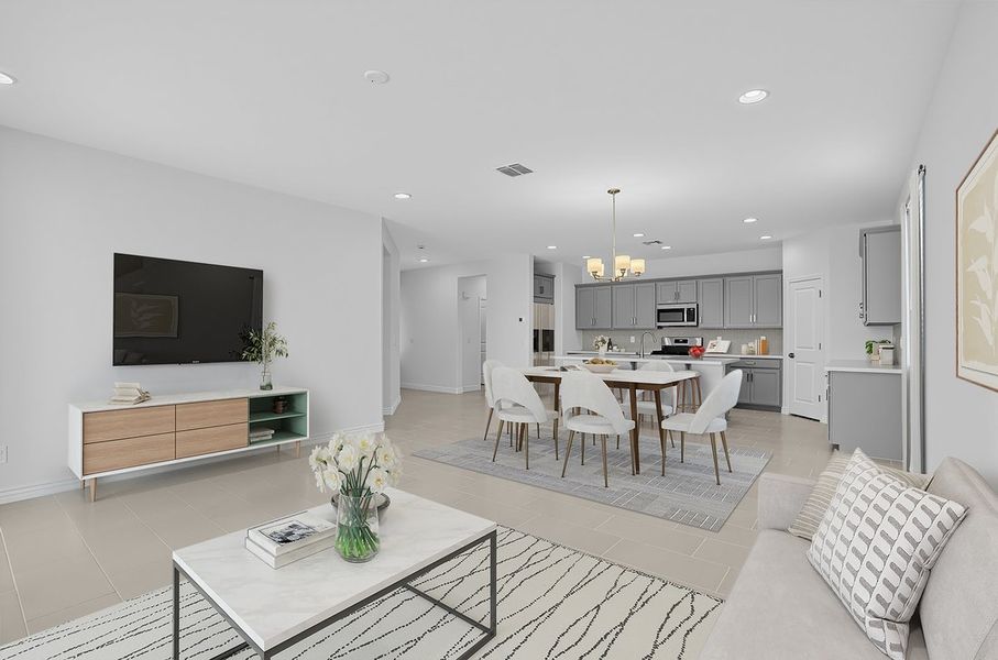 Furnished interior view inside a new home in Parkside, Avondale (Image 4).