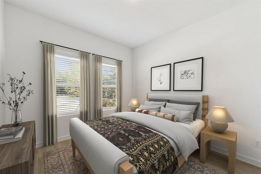 Furnished interior view inside a new home in Aspire at Noble Ridge, Howe (Image 12). Furnished interior view inside a new home in Aspire at Noble Ridge, Howe (Image 12).