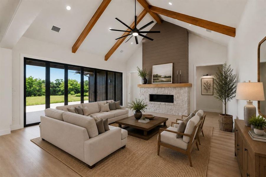 Furnished interior view inside a new home in , Poolville (Image 15). Furnished interior view inside a new home in , Poolville (Image 15).