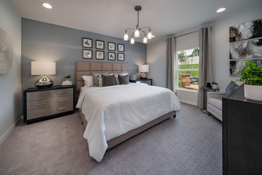 Primary Bedroom - Wellington at Brack Ranch in St. Cloud, FL by Landsea Homes