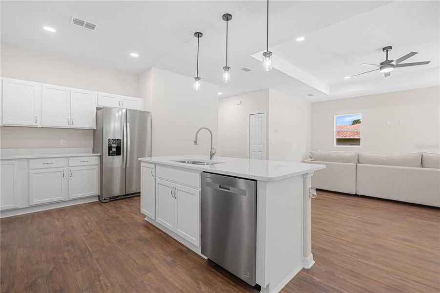 Furnished interior view inside a new home in , Citrus Springs (Image 9).